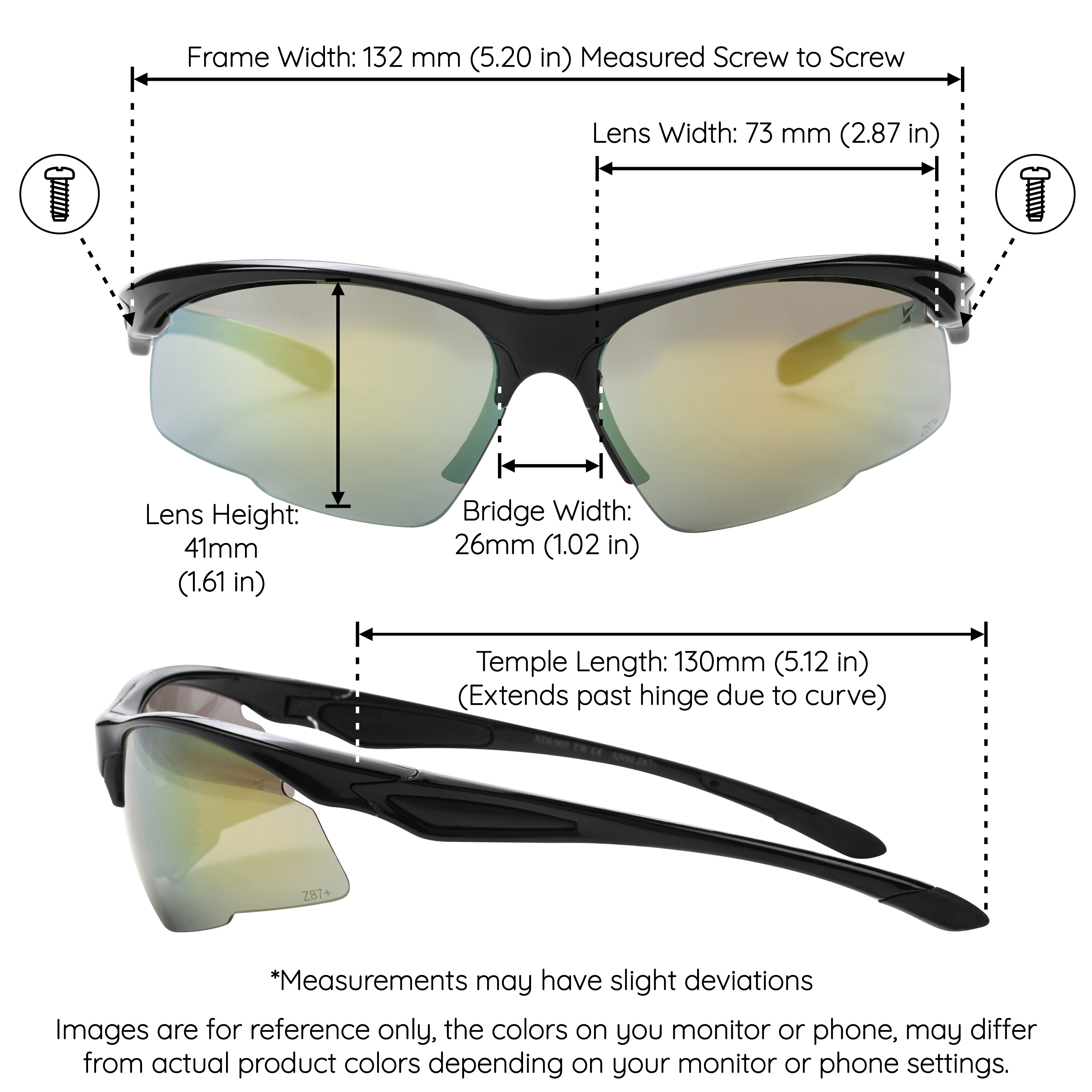 Mirror Lens 005-2 Yellow