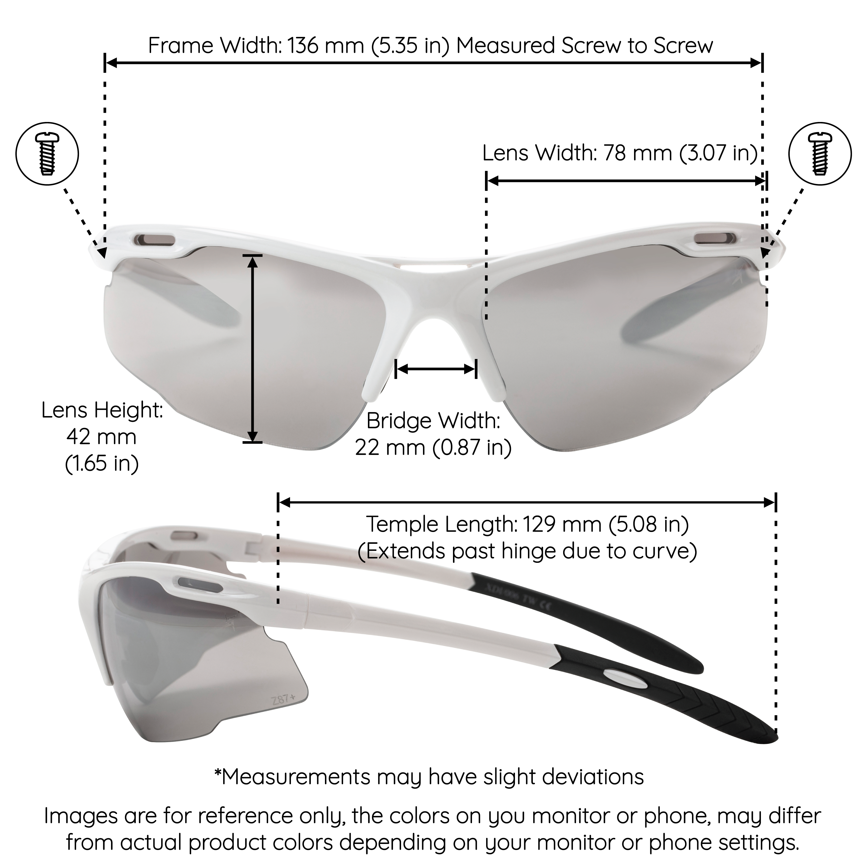 Mirror Lens 006-1 White