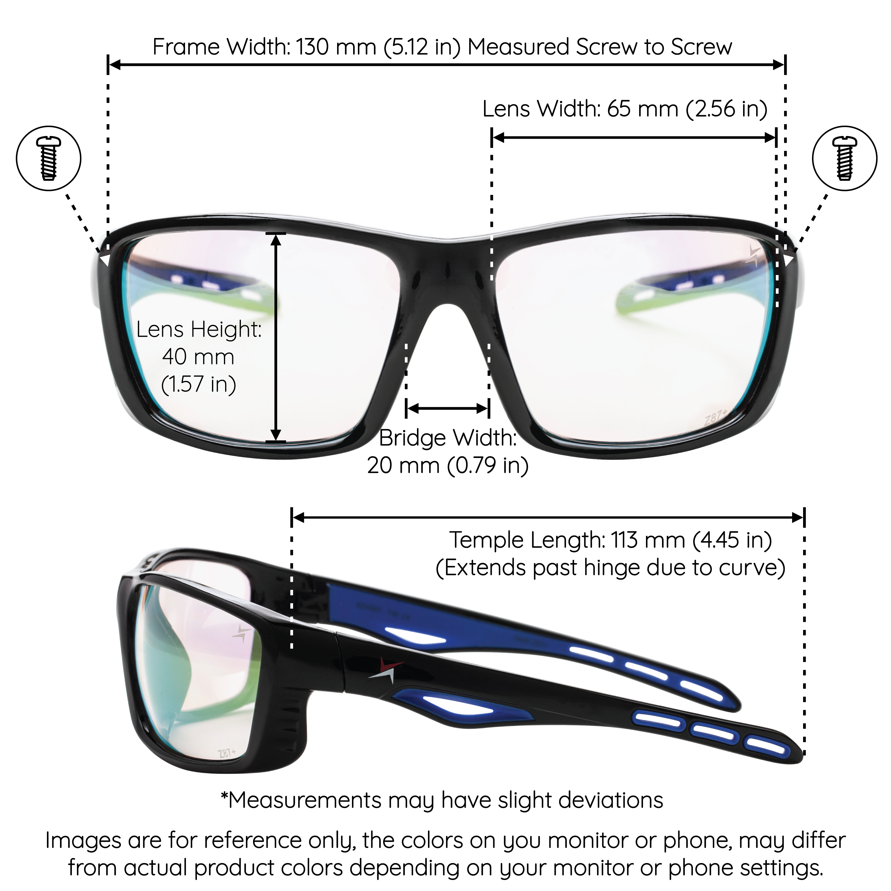 Photochromic 007-1 Clear to Brown Lens